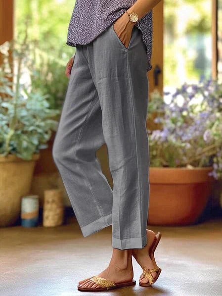 Oona - Women's Linen Summer Pants