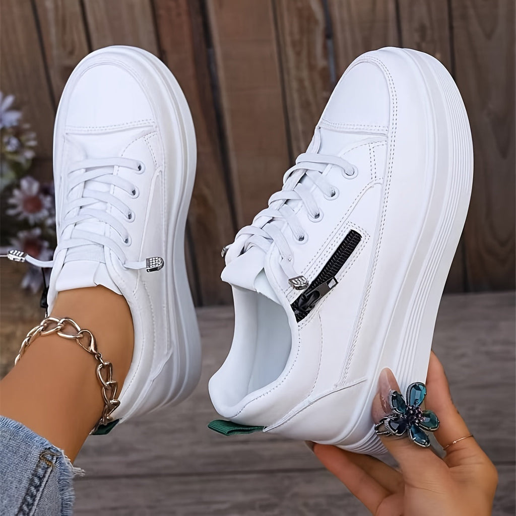 Elegante Unifarbene Damen-Sneaker | Ideal für den Alltag