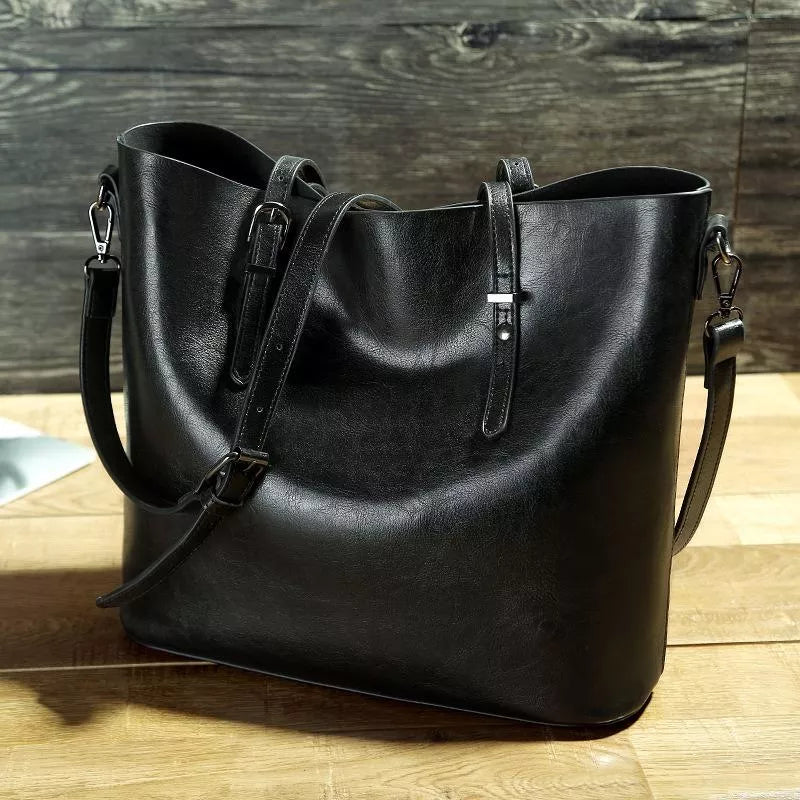 Jamie | Damen Vintage Leder Schultertasche