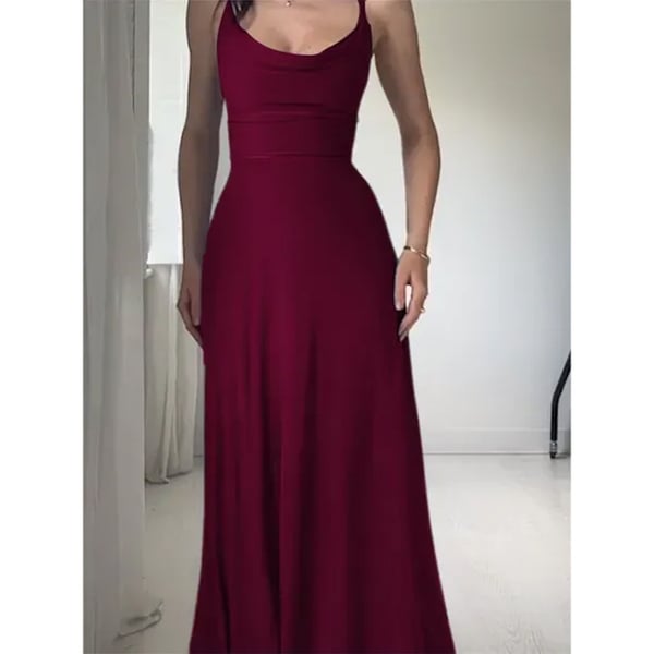 Elegantes Drapiertes Maxikleid