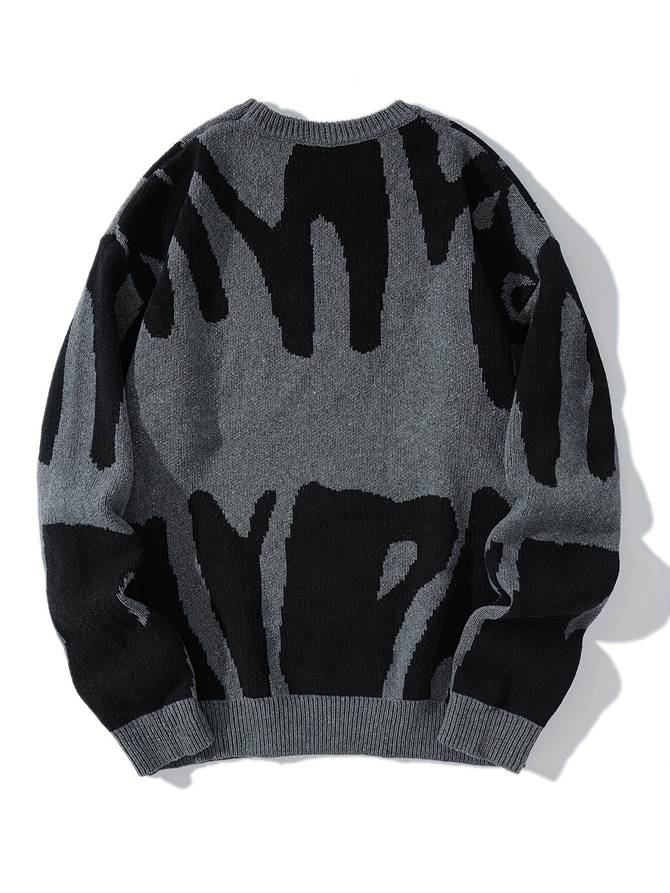 Grauer Herrenpullover