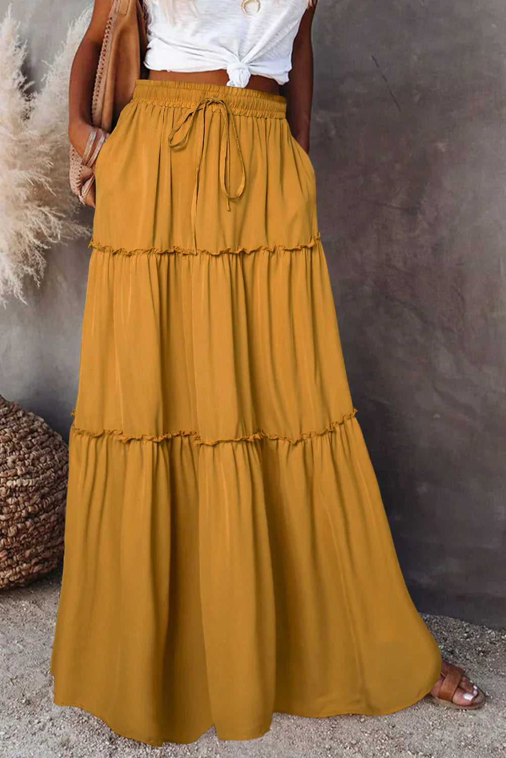 NATALIE Damenrock mit Hoher Taille – Eleganter, Femininer Designrock aus Hochwertigem Stoff