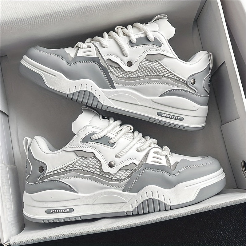Modische Colorblock Leichte Damen-Skate-Sneaker | Ideal für Freizeitlooks