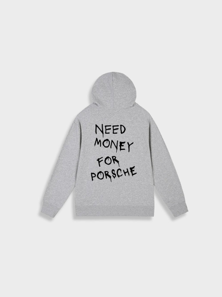 Herren Hoodie mit Einfarbigem Druck auf dem Rücken | Ideal für Entspannte Tage