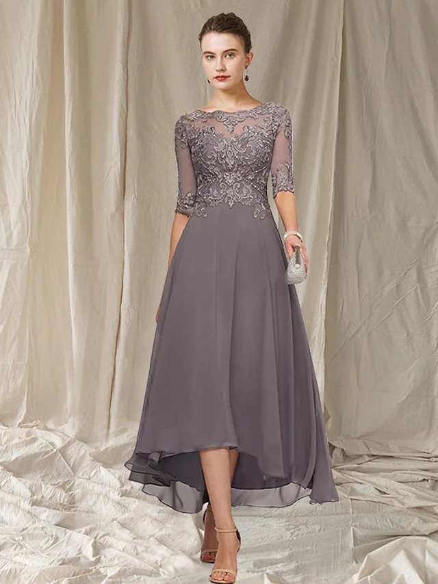 Vivienne - Elegantes Kleid aus Spitzen mit Pailletten
