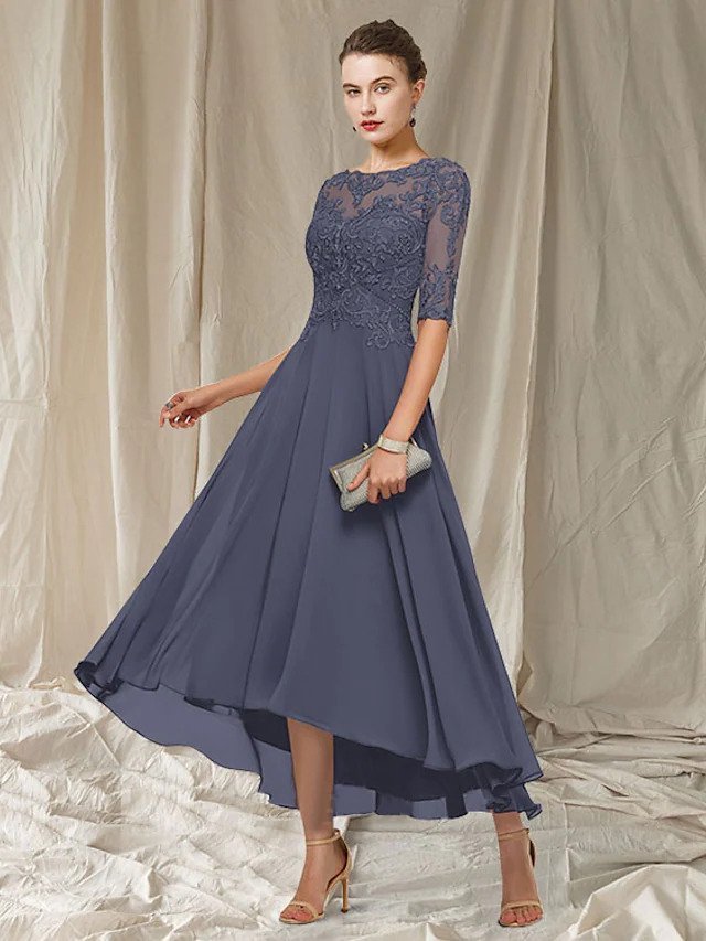 Vivienne - Elegantes Kleid aus Spitzen mit Pailletten