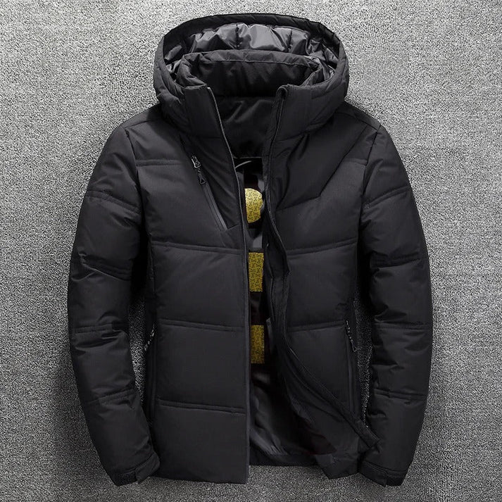 Herren-Winterjacke mit Kapuze | Warm und wasserdicht für kalte Tage