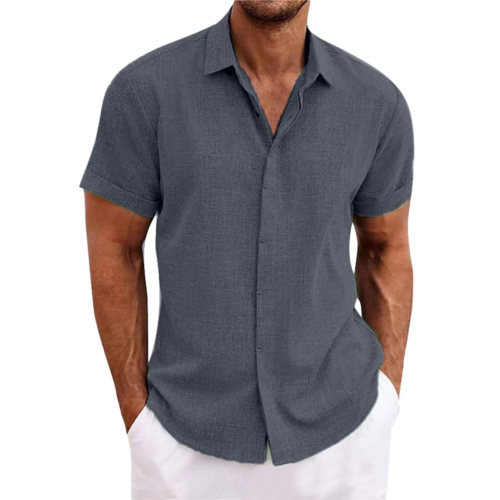 Herren Hawaiihemd mit kurzen Ärmeln | Modell Manfred