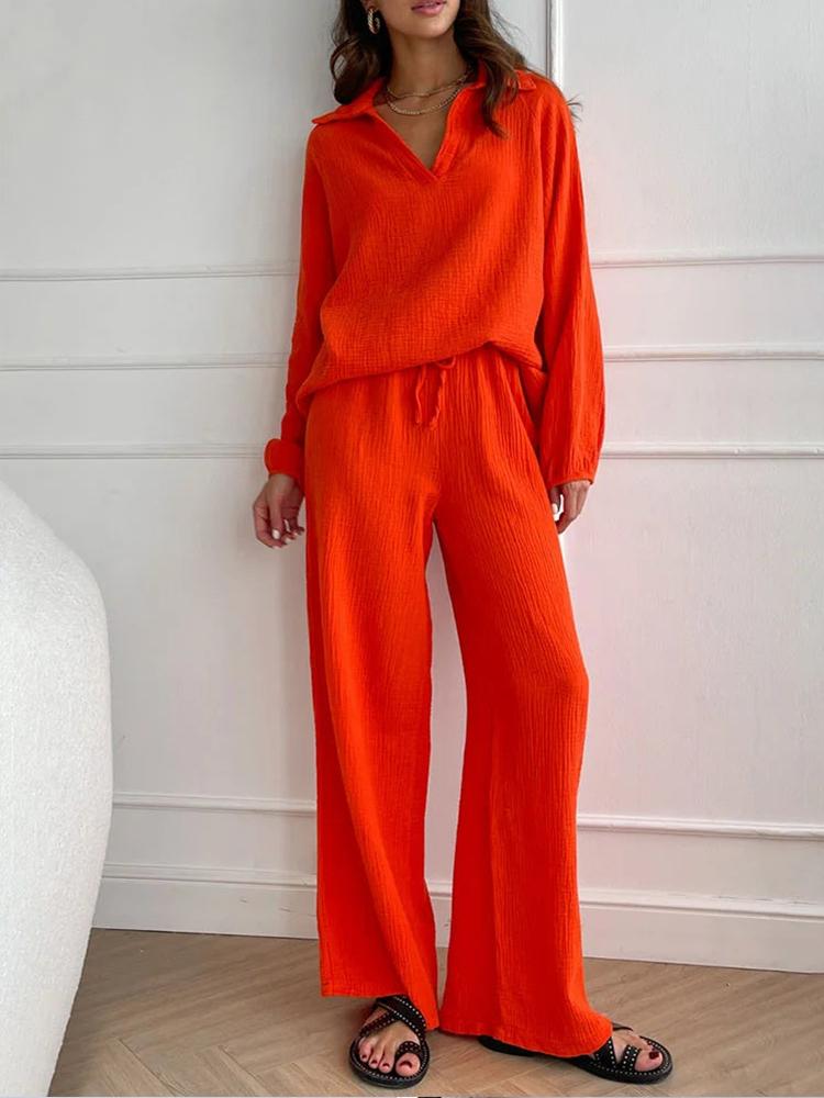 Thalia - Elegantes Damen-Zweiteiler-Set im lässigen Stil