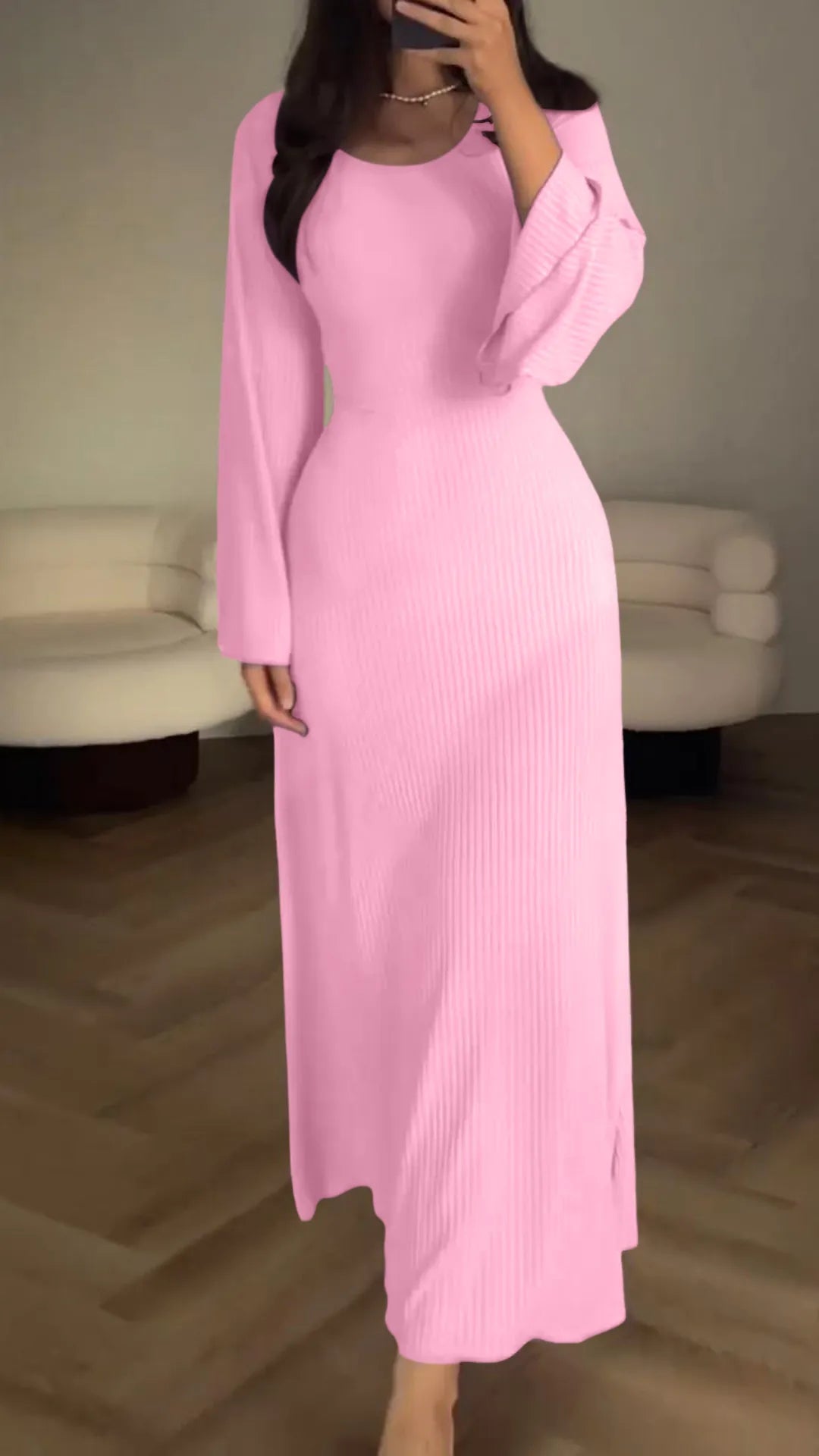 Salma - Stilvolles Bodycon Maxikleid