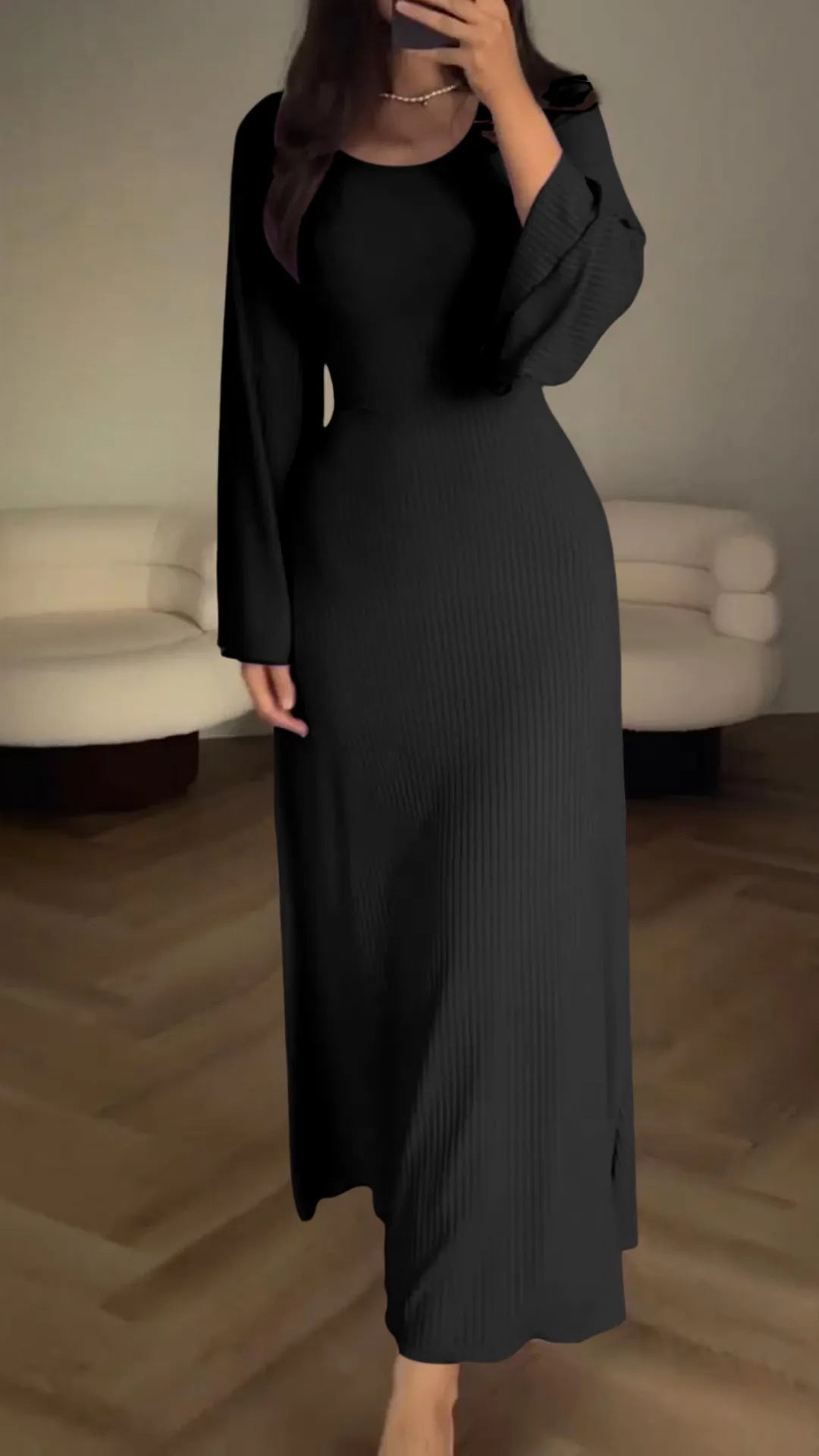 Salma - Stilvolles Bodycon Maxikleid
