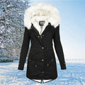 Scarlett Parka Coat with Hood and Fur Lining