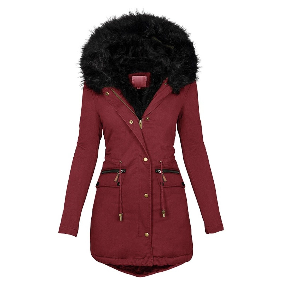 Stilvolle Winterjacke mit Veganfell | Ideal für Alltag und Freizeit für Damen