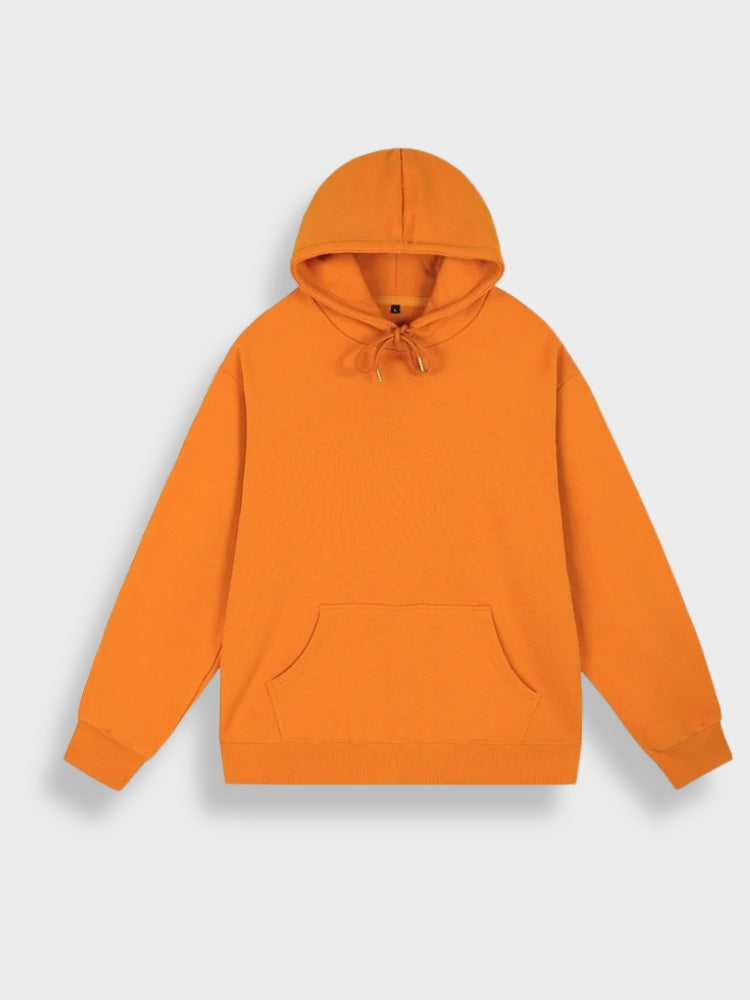 Herren Hoodie mit Einfarbigem Druck auf dem Rücken | Ideal für Entspannte Tage