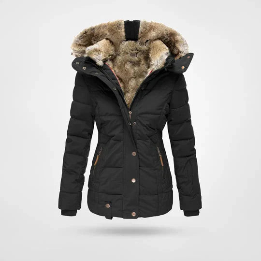 Jessamine - Kuschelige, wasserdichte Winterjacke mit Futter und Kapuze