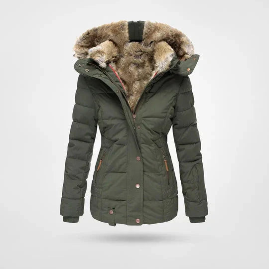 Jessamine - Kuschelige, wasserdichte Winterjacke mit Futter und Kapuze