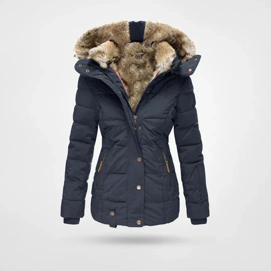 Jessamine - Kuschelige, wasserdichte Winterjacke mit Futter und Kapuze