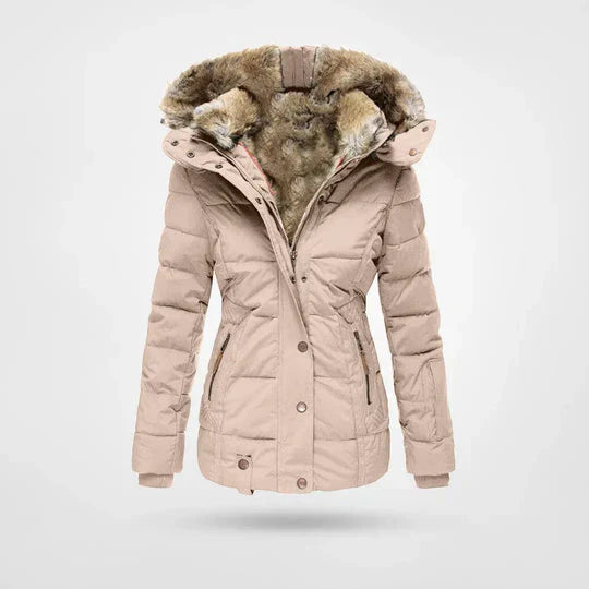 Jessamine - Kuschelige, wasserdichte Winterjacke mit Futter und Kapuze