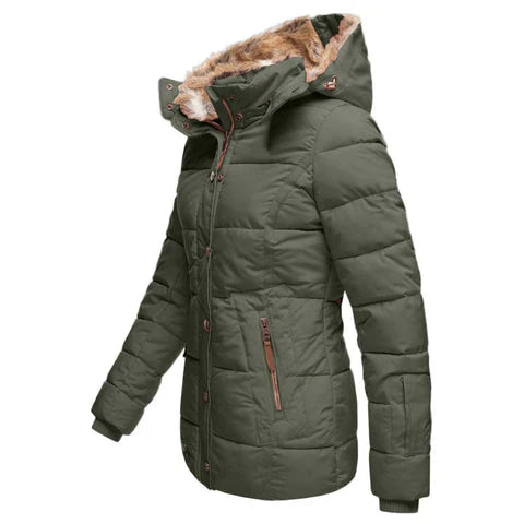 Jessamine - Kuschelige, wasserdichte Winterjacke mit Futter und Kapuze