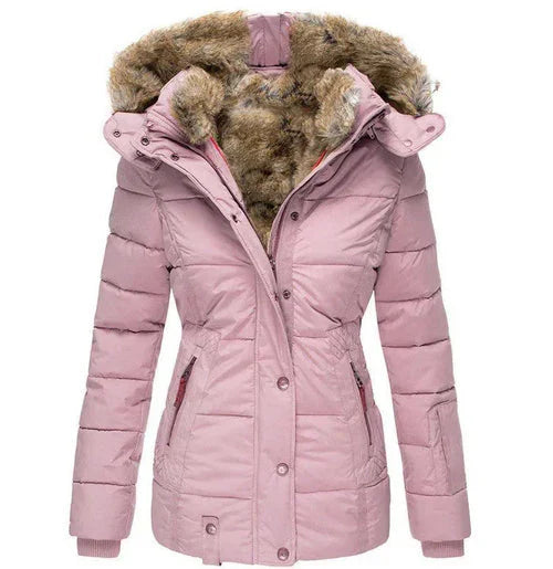 Jessamine - Kuschelige, wasserdichte Winterjacke mit Futter und Kapuze