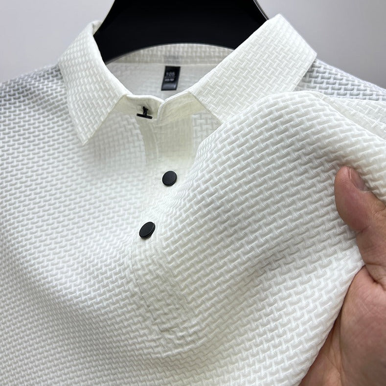 Herren Golf Poloshirt - Atmungsaktiv und Schnell Trocknend