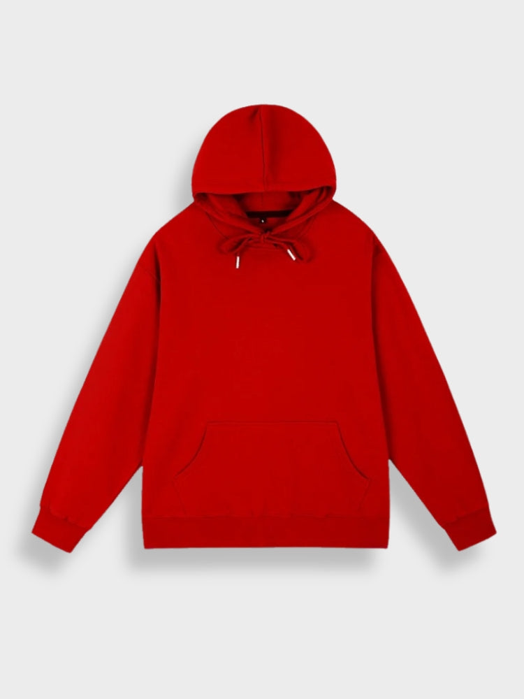Herren Hoodie mit Einfarbigem Druck auf dem Rücken | Ideal für Entspannte Tage