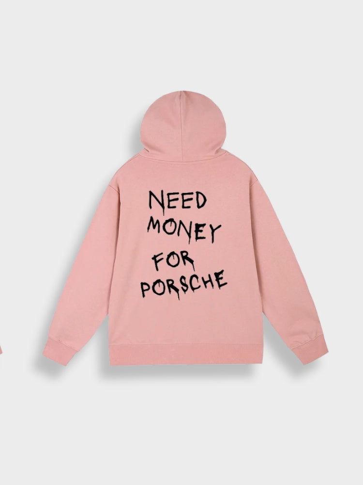 Herren Hoodie mit Einfarbigem Druck auf dem Rücken | Ideal für Entspannte Tage