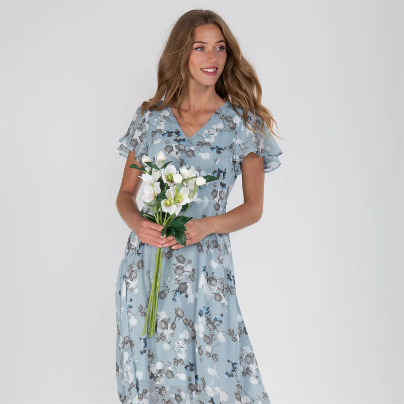 Ria - Vintage-Kleid mit Blumenmuster