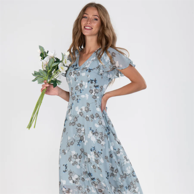 Ria - Vintage-Kleid mit Blumenmuster
