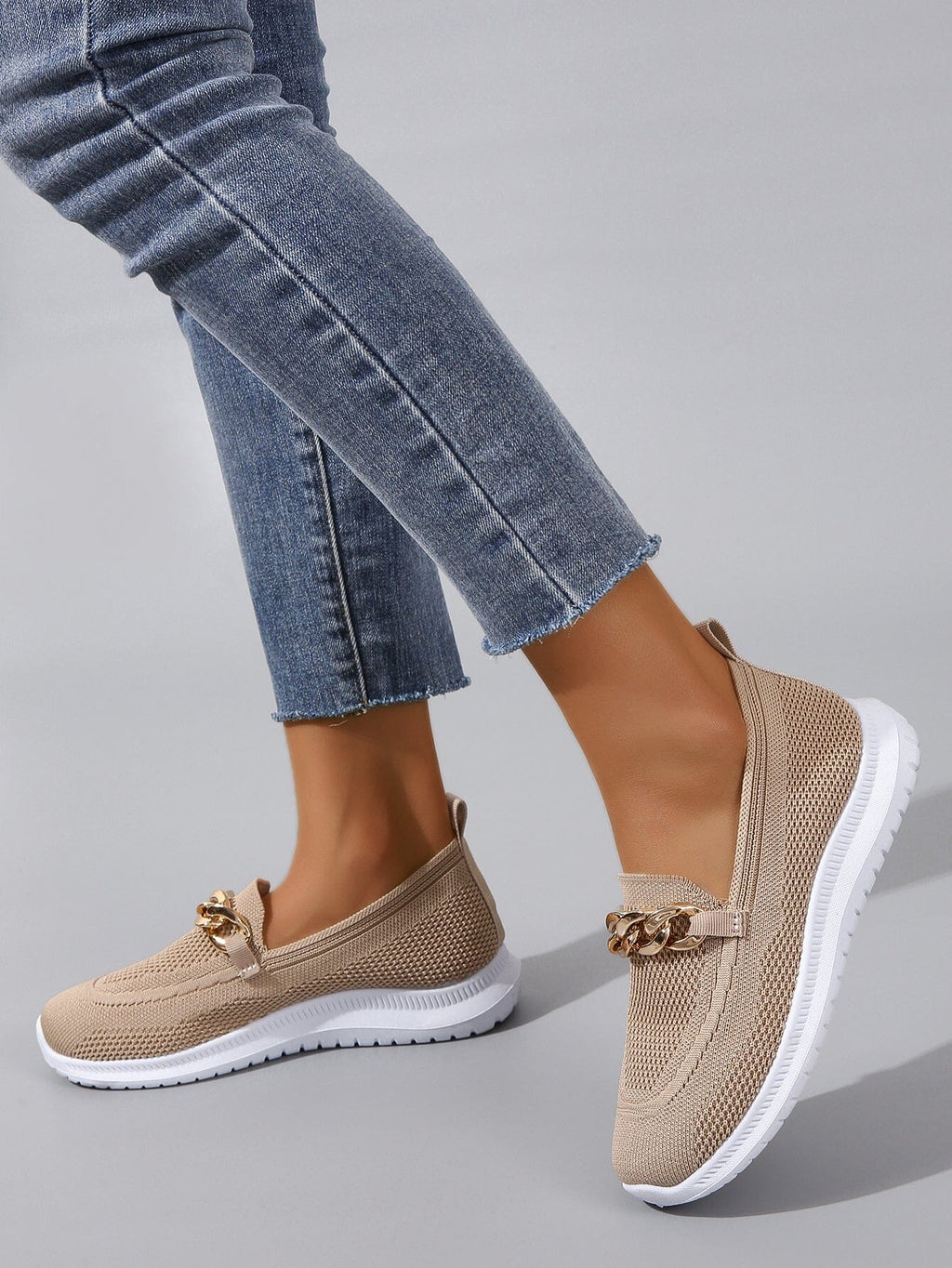 Aimée - Casual Women's Slip-On Sneakers | Breathable, Flexible Knit Sneakers