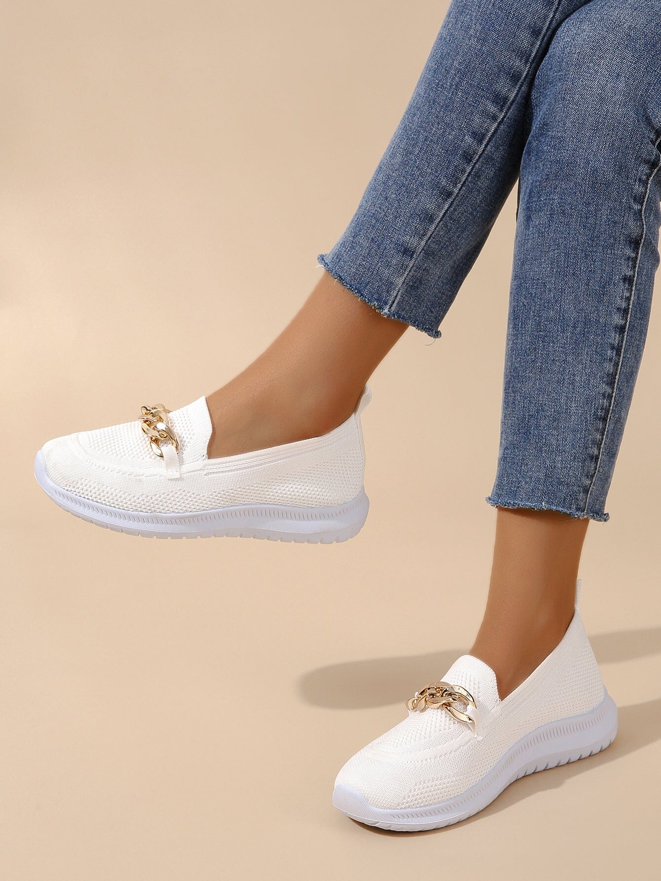 Aimée - Casual Women's Slip-On Sneakers | Breathable, Flexible Knit Sneakers