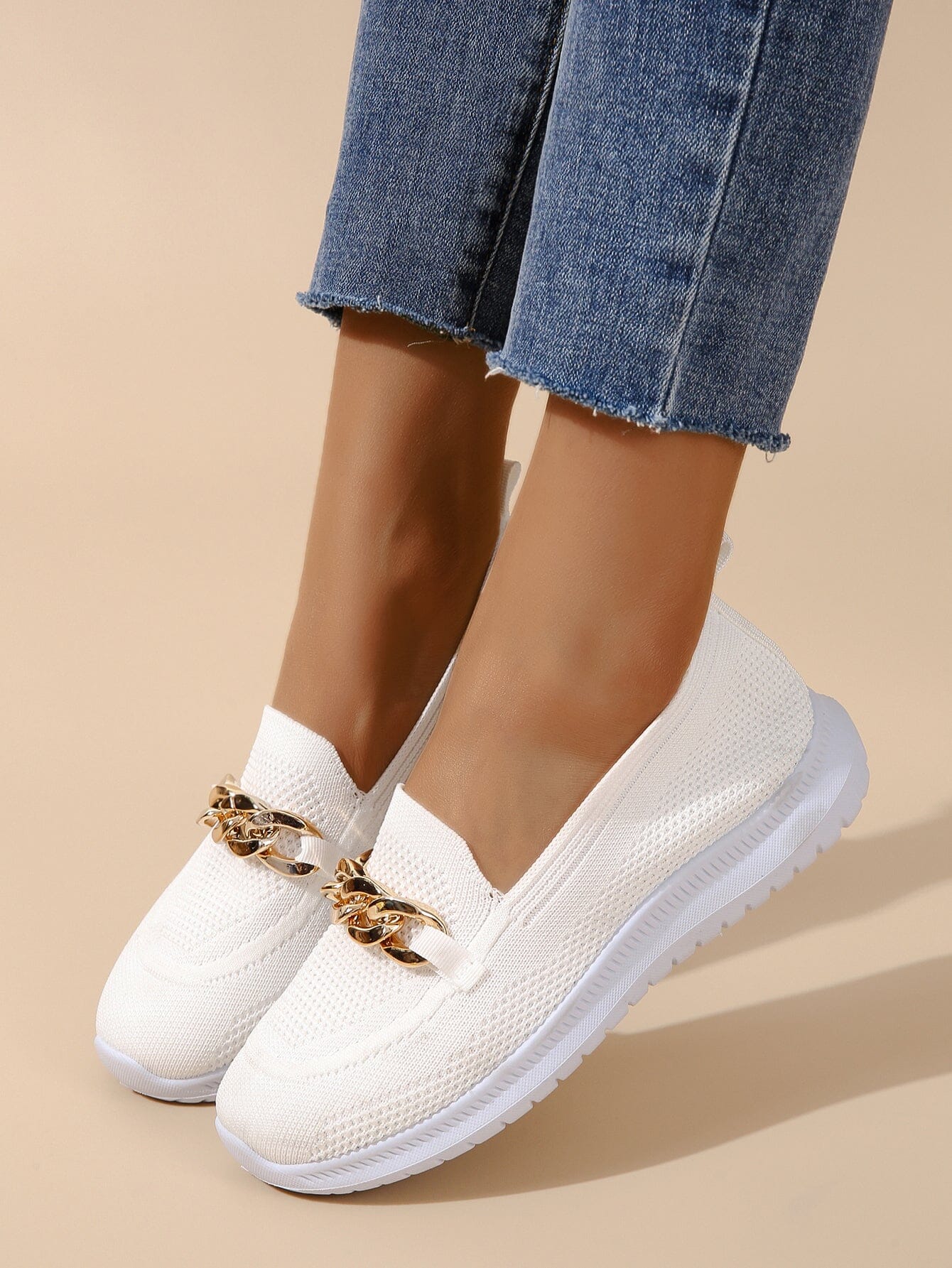 Aimée - Casual Women's Slip-On Sneakers | Breathable, Flexible Knit Sneakers