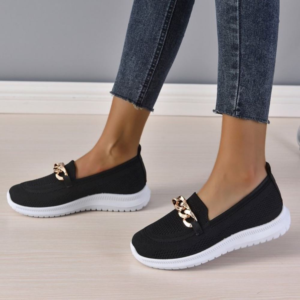 Aimée - Casual Women's Slip-On Sneakers | Breathable, Flexible Knit Sneakers