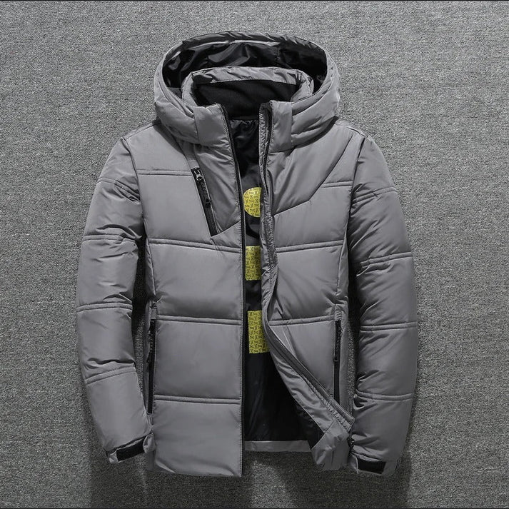 Herren-Winterjacke mit Kapuze | Warm und wasserdicht für kalte Tage