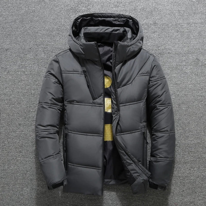 Herren-Winterjacke mit Kapuze | Warm und wasserdicht für kalte Tage