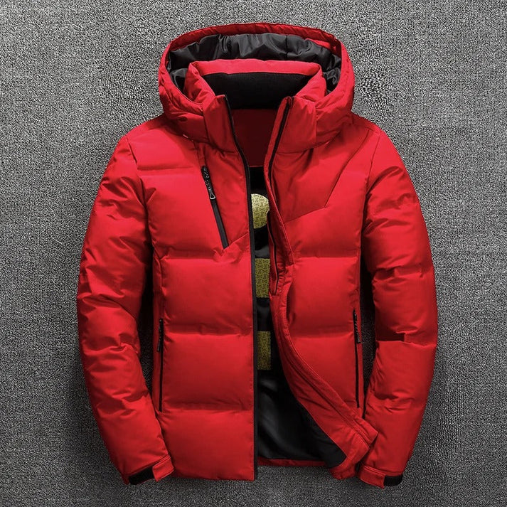 Herren-Winterjacke mit Kapuze | Warm und wasserdicht für kalte Tage